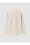 Özmarka New Season Beige Regular Fit Dobby Men's Shirt - 6