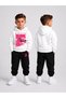 Men's Hooded Tracksuit Set – Printed Hoodie Sweatshirt and Sweatpants Winter Outfit