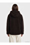 Alita City Lcw Modest Brown Hooded Oversize Women's Plush Coat with a Difference - 4