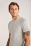 Solid Color Crew Neck 2-Pack Men's Basic Tshirt, 47% Modal 47% Cotton 6% Elastane - 2