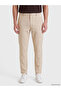 Özmarka New Season Beige Regular Fit Men's Trousers - 2