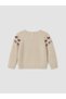 Two Mt Shop Quality Lcw Baby Ecru Deer Patterned Baby Boy Knitwear Sweater and Pants - 5