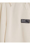 Beige Elastic Waist Boys Jogger Sweatpants 2-Piece - 4