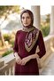 Green Purple Viscose Blended Shawl - 3