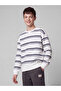Two Mt Shop Quality Lcw Kids Navy Blue Striped Boys' Sweatshirt
