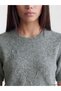 Alita City Lcw Comfort Green Knitwear Embroidered Oval Neck Women's Sweater - 3