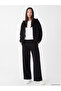 Alita City Black 3 Thread Threaded Flat Oversize Women's Zippered Sweatshirt with a Difference - 2