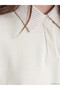 Two Mt Shop Quality Lcw Modest Beige Interlock Plain Loose & Baggy Women's Sweatshirt Tunic - 3
