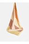 Alita City Lcw Modest Yellow Satin Patterned Women's Shawl with a Difference