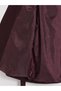 Peak New Season Plum Bicycle Collar Belted Women's Jacket - 8