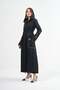 Belted Linen-Blend Overcoat with Zip Pockets - Black