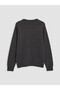 Two Mt Shop Quality Anthracite Oval Collar Boys' Knitwear Sweater - 3