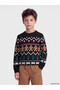 Two Mt Shop Quality Lcw Kids Navy Blue Printed Boys' Sweatshirt