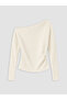 I Wide Roba Collar Ruched Blouse from Freezen Store - 6