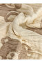 Teddy Bear Embroidered Baby Blanket 80X80 cm from Uzg Store for Style Enthusiasts - 6