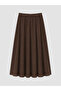 Rmz Gi̇yi̇m Farkiyla Waist Drawstring Flared Skirt - 7