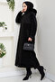 Women's Cashmere Detailed Lined Nova Quilted Coat - 6