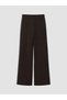 Nevavm Farkıyla Lcw Everyday Brown Diver Fabric Leopard Standard & Regular Wide Leg Women's Pan - 6