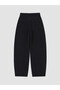 Two Mt Shop Quality Black Barrel Fit Girls' Jean Pants - 4
