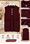 Women's Angora Knitwear Vest, Hijab, Knitted, Buttoned, Pocketed, Patterned, Soft Vest - 2