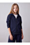 Alita City Lcw Kids Navy Blue Hooded Thick Girls' Zippered Sweatshirt - 2
