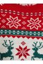 Two Mt Shop Quality Lcw Kids Red Oval Collar Christmas Themed Girls' Knitwear Sweater - 2
