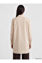 Two Mt Shop Quality Beige Poplin Striped Standard & Regular Women's Shirt Tunic - 4