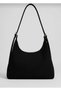 Mini Charm Detailed Suede Shoulder Bag - 4