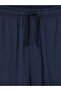 Ozmarka New Season Navy Blue Regular Fit Men's Pajama Bottoms - 3