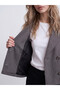 Two Mt Shop Quality Lcw Vision Gray Jacket Collar Women's Cashmere Coat - 4