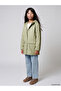 Green Hooded Girl's Coat - 2