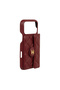 Burgundy Leather Phone Case with Bag Dk544 iPhone 18 Promax - 3
