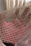 Mink Luxury Mesh Tulle Curtain with Extra Foam Cornice Rustic Installation Without Pleats - 2