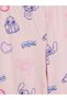 Özmarka New Season Blue and Angel Printed Girls' Pajama Set - 8