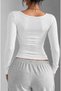 Women's Camisole Fabric Cotton Pool Collar Basic Top Bluz - 2