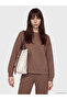 Alita City Lcw Vision Brown Soft Touch Oversize Women's Sweatshirt with a Difference