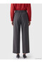 Lcw Modest Anthracite Loose Fit Women's Trousers - 4