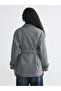 Two Mt Shop Quality Xside Gray Belted Women's Cashmere Coat - 5