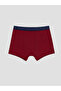 Peak New Season Navy Blue Printed Boys' Boxer 3-Pack - 4
