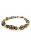 Bohemian Patterned Green and Brown Bead Detailed Special Design Women's Bracelet - 3