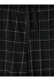 Peak New Season Black Regular Fit Plaid Patterned Men's Pajama Bottoms - 6
