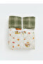 Alita City Lcw Home Mixed Patterned Double Bedspread with a Difference - 2