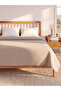 Alita City with Difference in Color Lcw Home Brown Dobby Pattern Double Bedspread