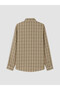 Özmarka New Season Green Regular Fit Plaid Men's Shirt - 2