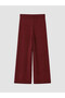 Two Mt Shop Quality Lcw Comfort Burgundy Plain Standard & Regular Women's Sweatpants - 6