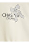 Two Mt Shop Quality Ecru 3 Thread Raster Printed Standard & Regular Girls' Sweatshirt - 2