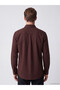 Southblue Burgundy Regular Fit Gabardine Men's Shirt - 4