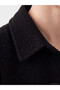 Quality Pieces from Çelebi Store Shirt Roba Collar Glitter Mini Dress - 4