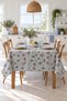 Fiber Pvc Kitchen Tablecloth – Wipeable, Stain-Resistant, and Easy to Clean