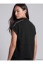 Alita City Farkıyla Lcw Everyday Black Diving Fabric Plain Women's Vest - 3